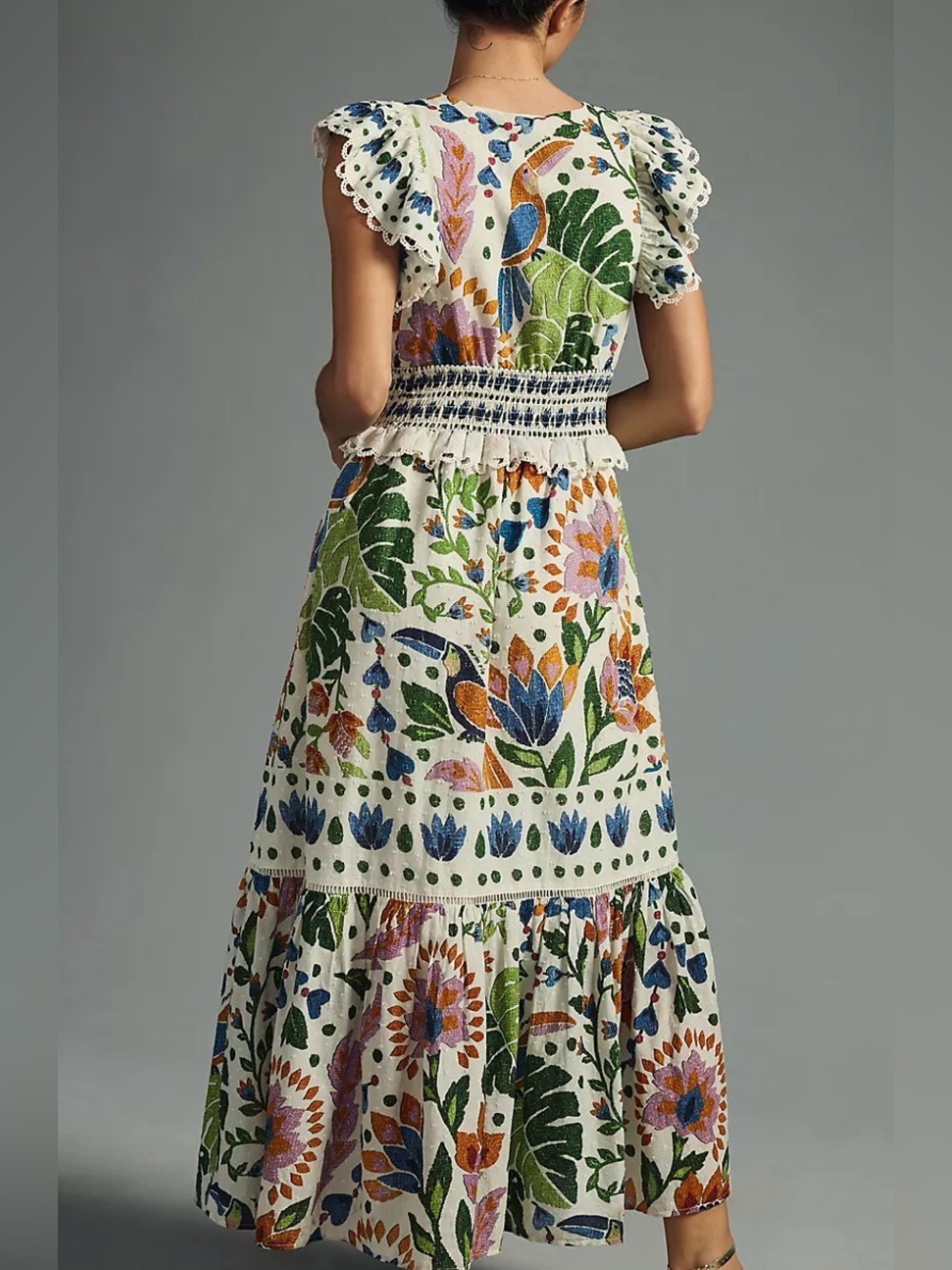 Anthropologie Farm Rio Summer Garden Dress - Picture 2 of 10